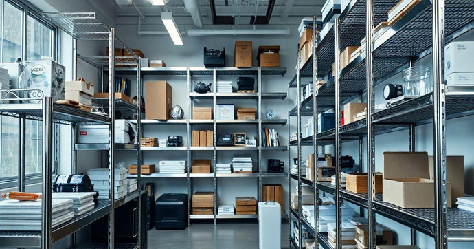 Estantes de Aço Cromado para Organização Estantes de Aço Cromado para Organização