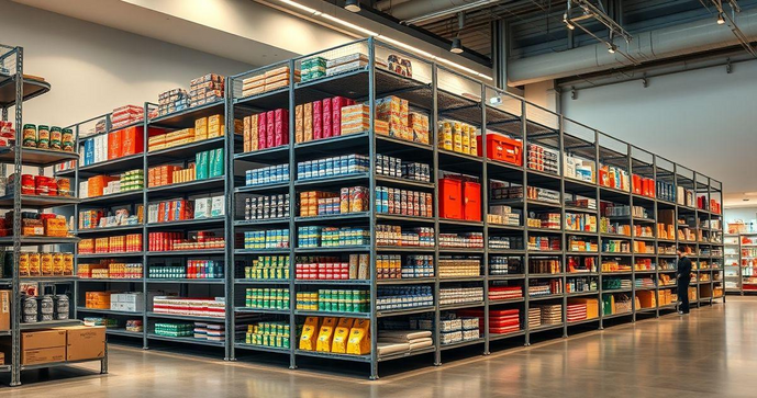 Prateleira de aço para loja: a solução ideal para organização e exposição de produtos