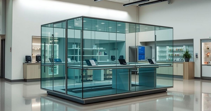 Balcão Caixa Modulado em Vidro: Vantagens e Dicas de Escolha