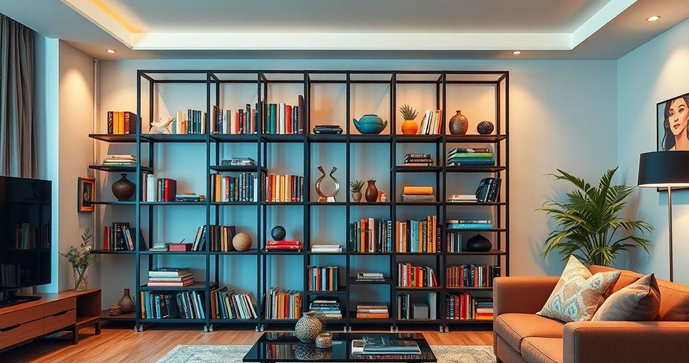Estante de Aço Colorida: Como Escolher e Decorar com Estilo