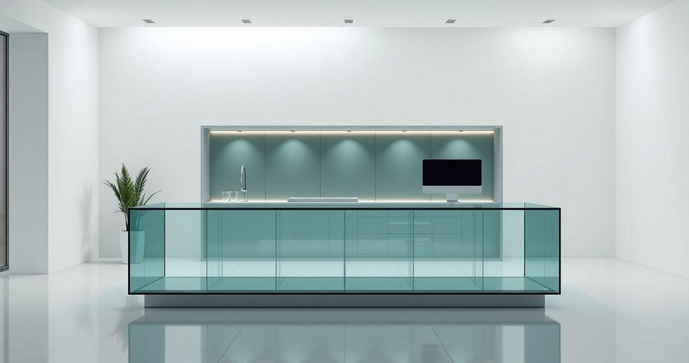 Balcão Vidro Modulado: Como Escolher o Ideal para Seu Espaço Moderno Balcão Vidro Modulado: Como Escolher o Ideal para Seu Espaço Moderno