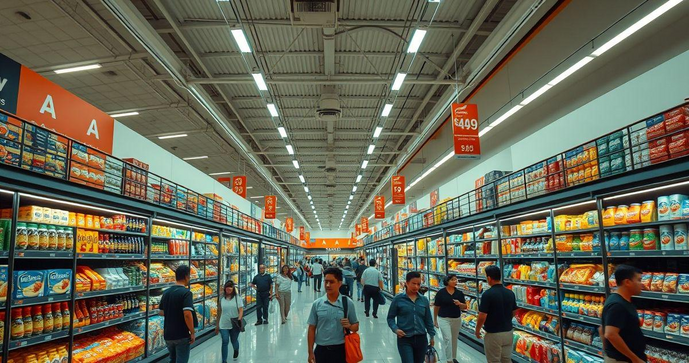 Gondolas Central para Supermercado como Impulso na Venda de Produtos Gondolas Central para Supermercado como Impulso na Venda de Produtos