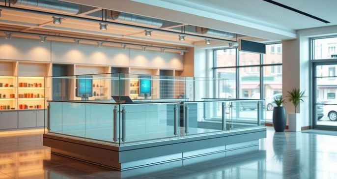 Tudo o que Você Precisa Saber Sobre Balcões de Vidro Modulados para Transformar Seu Espaço