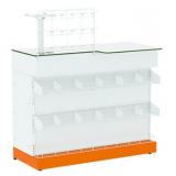 Balcão Caixa Modulado em Vidro Balcão Caixa Modulado em Vidro