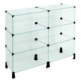 balcão modulado em vidro Itapevi balcão modulado em vidro Itapevi